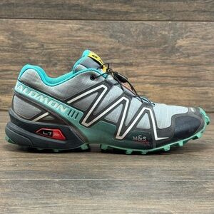 Salomon Shoes Womens 9 Speedcross 3 Trail Running Hiking Athletic 329781